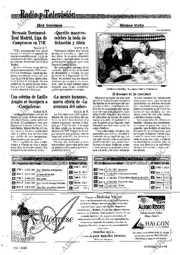 ABC MADRID 15-04-1998 página 132