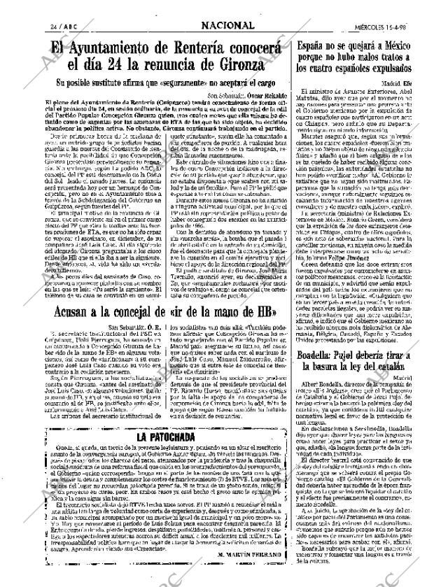 ABC MADRID 15-04-1998 página 24