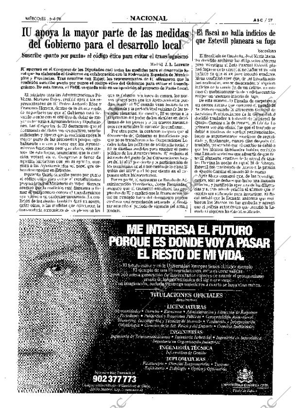 ABC MADRID 15-04-1998 página 27