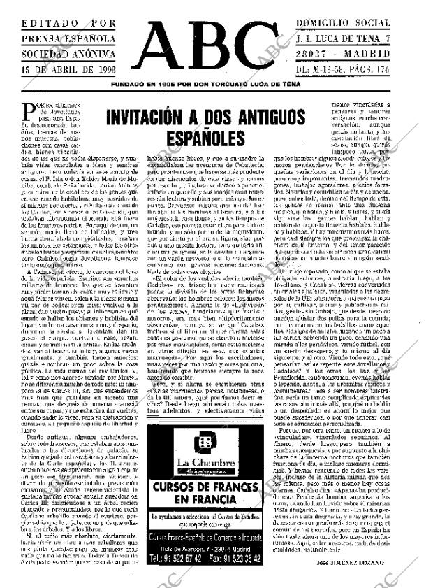 ABC MADRID 15-04-1998 página 3