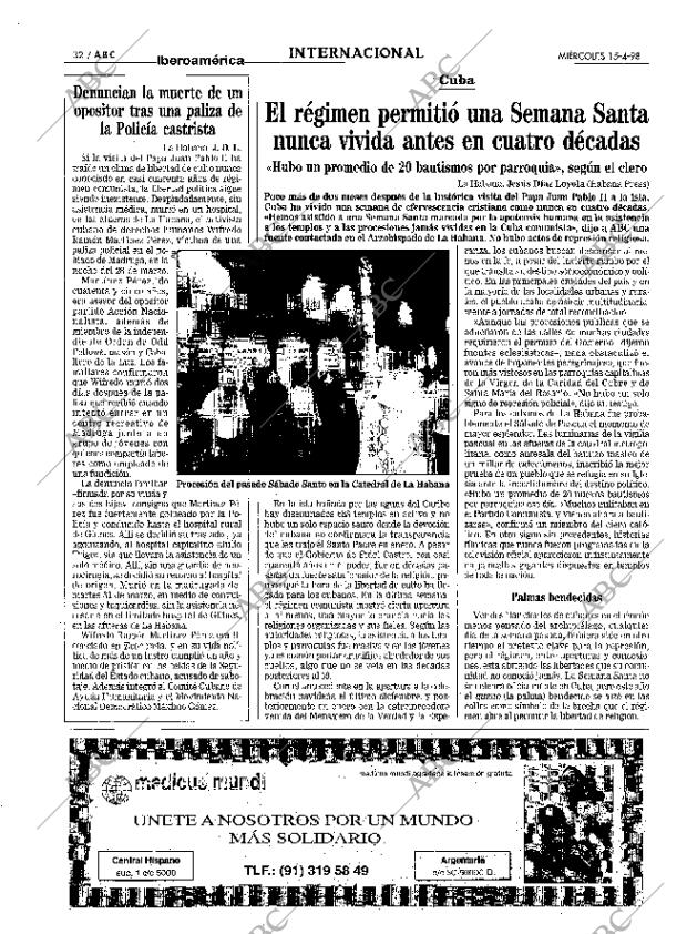 ABC MADRID 15-04-1998 página 32