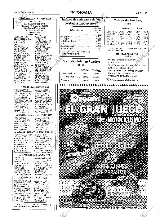 ABC MADRID 15-04-1998 página 47