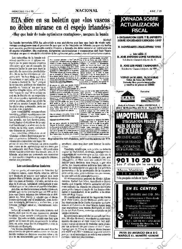 ABC SEVILLA 15-04-1998 página 25