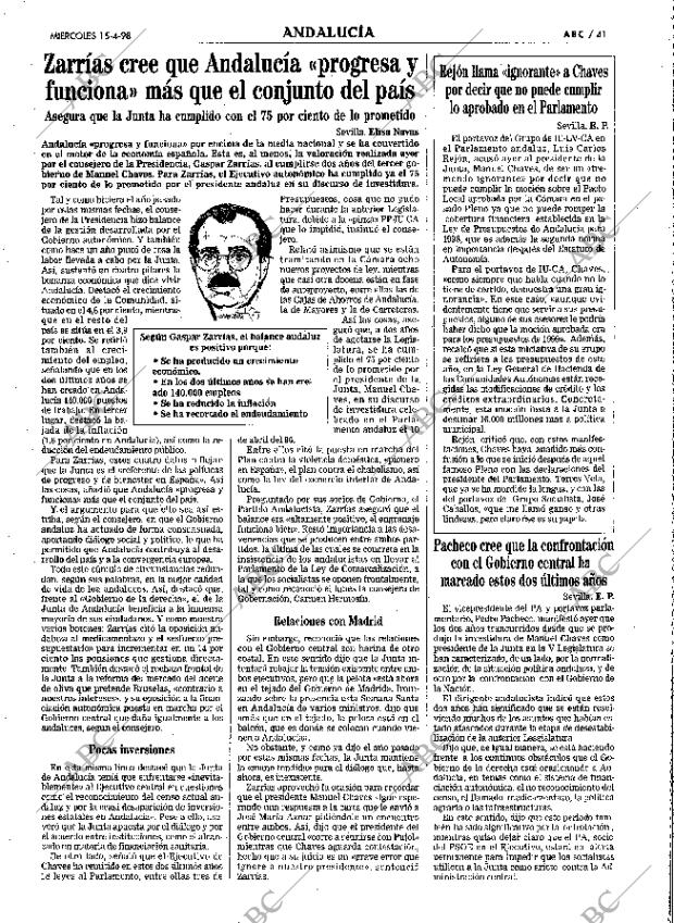 ABC SEVILLA 15-04-1998 página 41