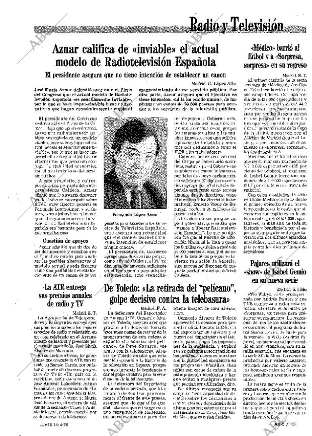 ABC MADRID 16-04-1998 página 131