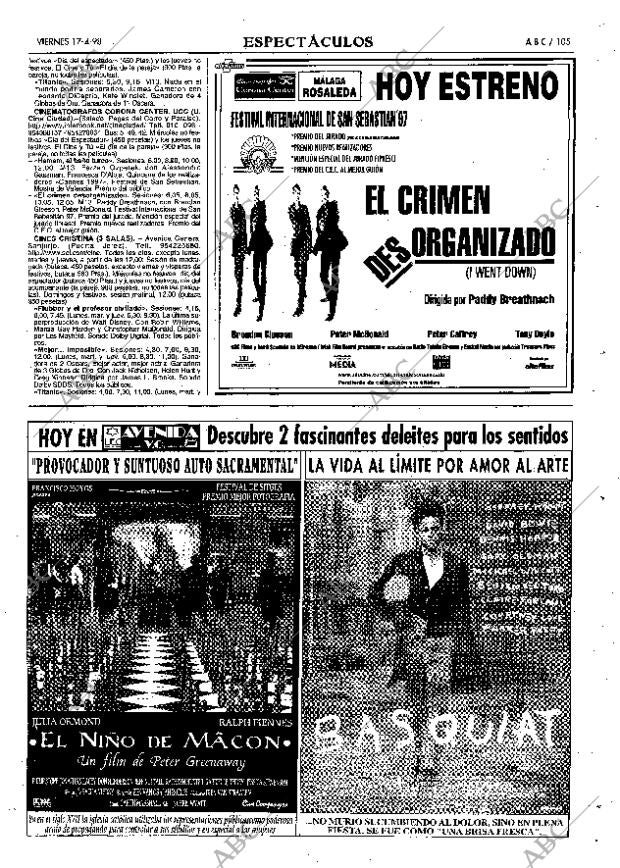 ABC SEVILLA 17-04-1998 página 105