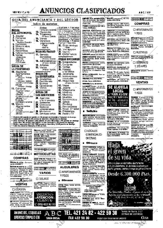 ABC SEVILLA 17-04-1998 página 109