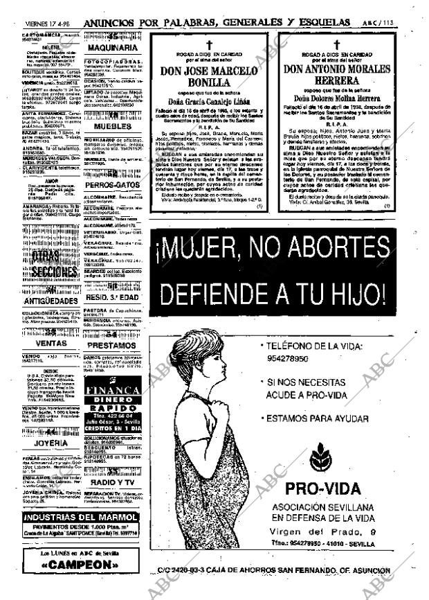 ABC SEVILLA 17-04-1998 página 113