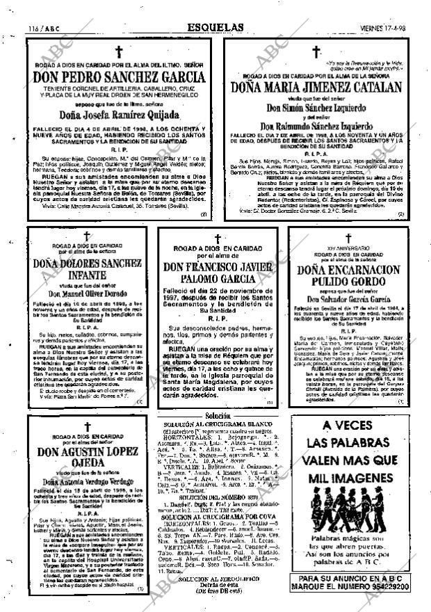 ABC SEVILLA 17-04-1998 página 116