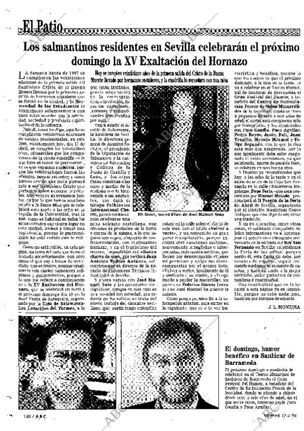 ABC SEVILLA 17-04-1998 página 120