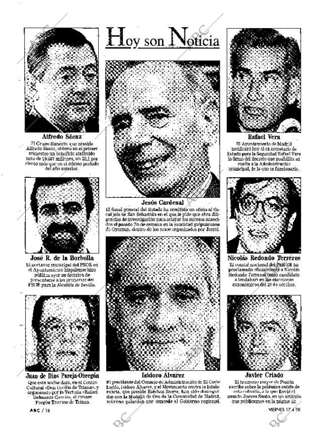 ABC SEVILLA 17-04-1998 página 18