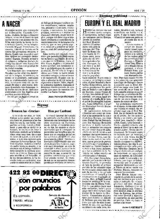 ABC SEVILLA 17-04-1998 página 25