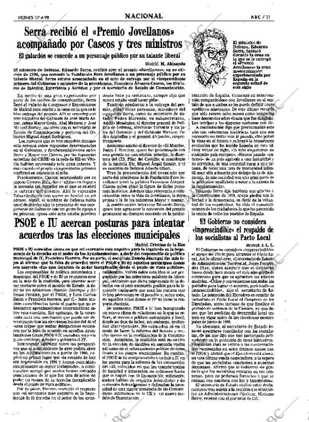 ABC SEVILLA 17-04-1998 página 31