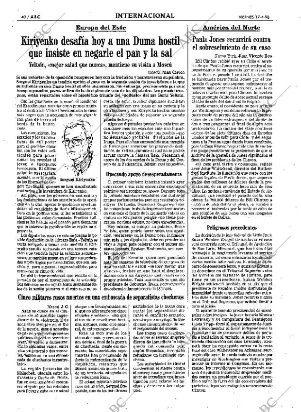 ABC SEVILLA 17-04-1998 página 40