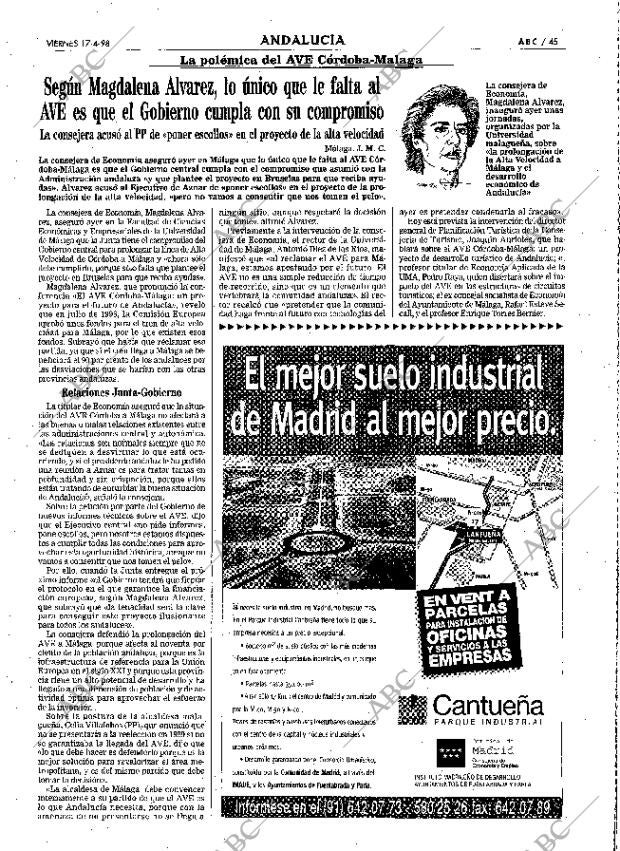 ABC SEVILLA 17-04-1998 página 45