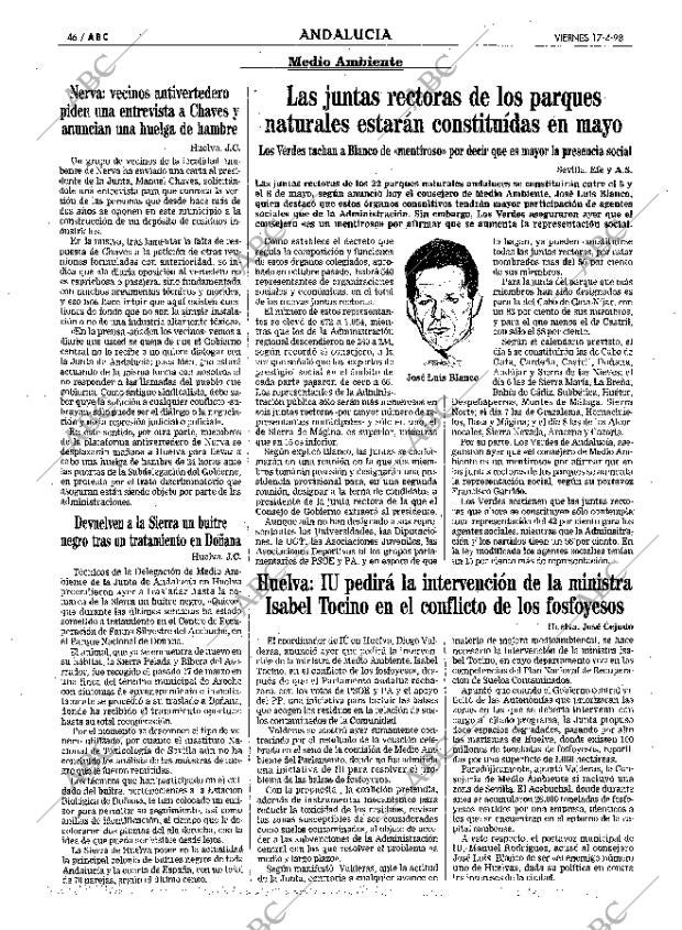 ABC SEVILLA 17-04-1998 página 46