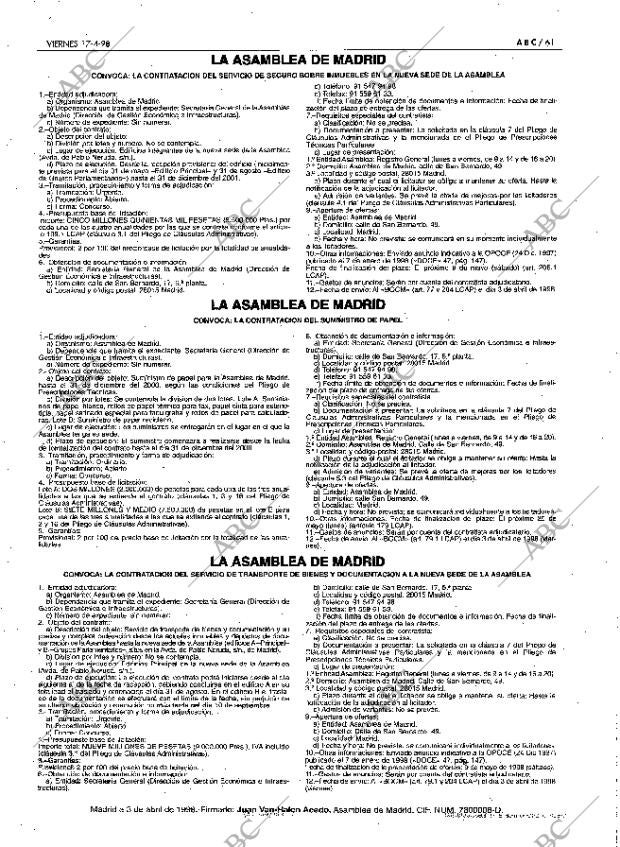ABC SEVILLA 17-04-1998 página 61