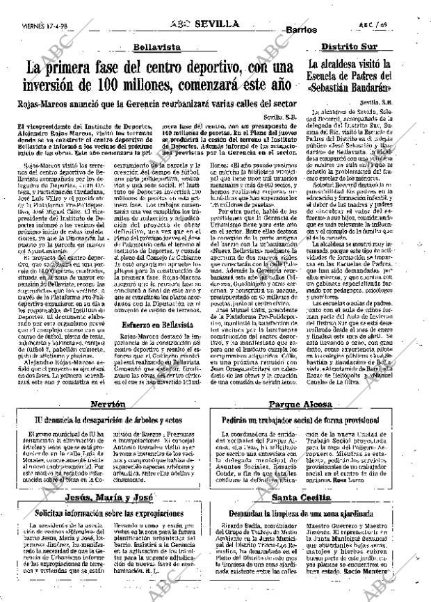 ABC SEVILLA 17-04-1998 página 69