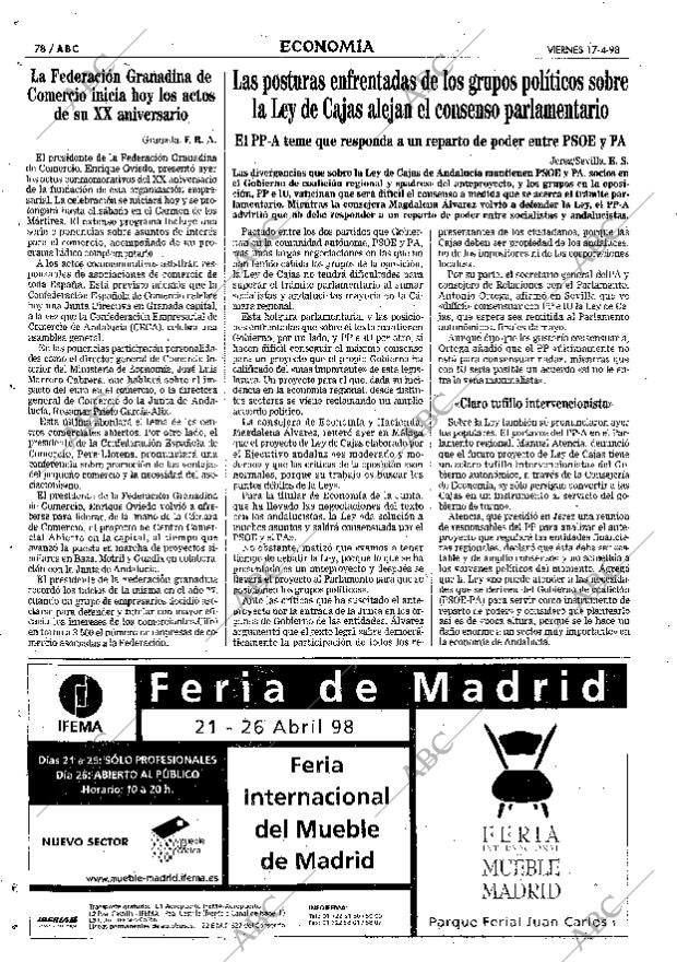 ABC SEVILLA 17-04-1998 página 78