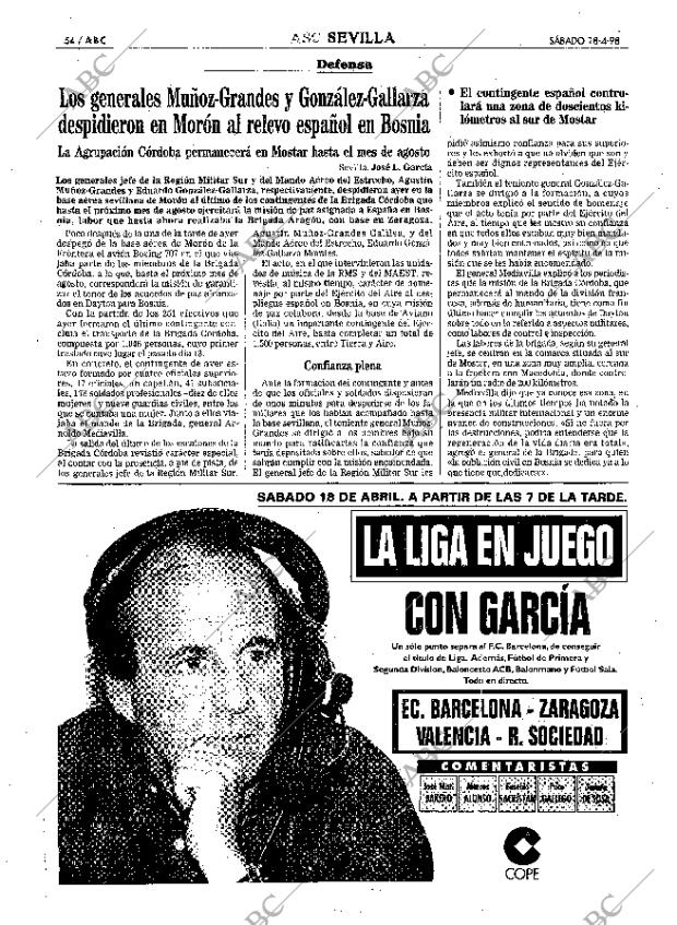 ABC SEVILLA 18-04-1998 página 54