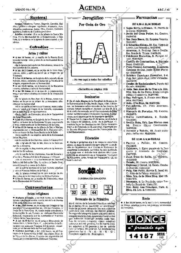 ABC SEVILLA 18-04-1998 página 65