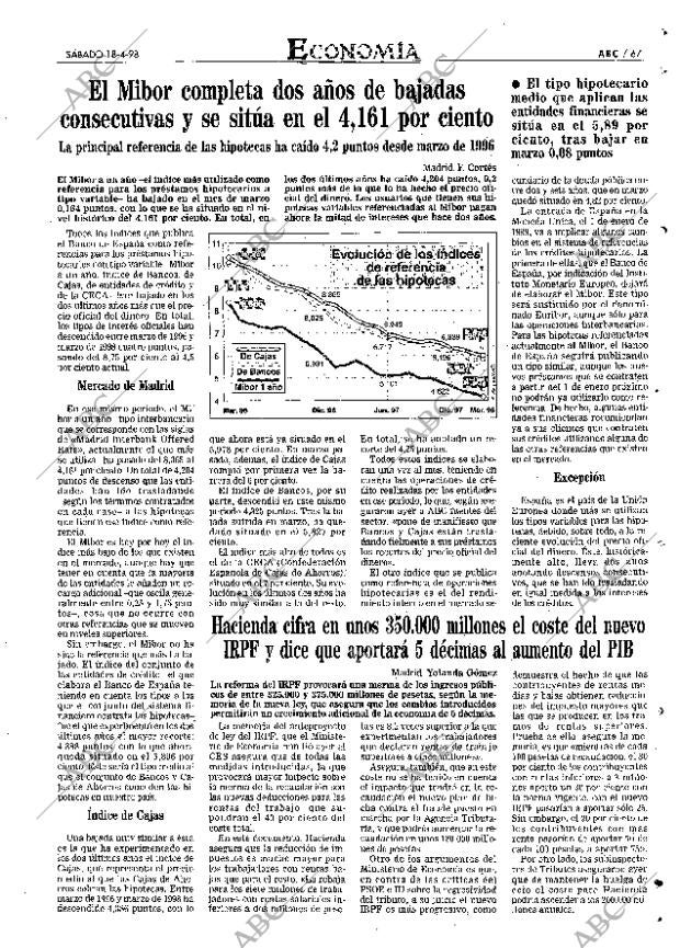 ABC SEVILLA 18-04-1998 página 67