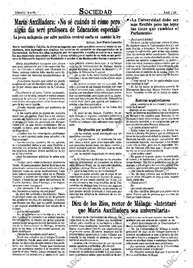 ABC SEVILLA 18-04-1998 página 89