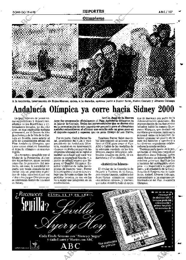 ABC SEVILLA 19-04-1998 página 107