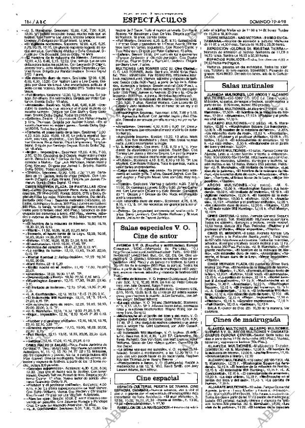 ABC SEVILLA 19-04-1998 página 114