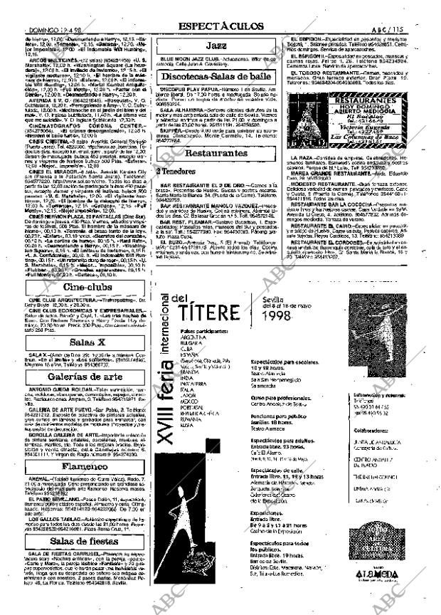 ABC SEVILLA 19-04-1998 página 115