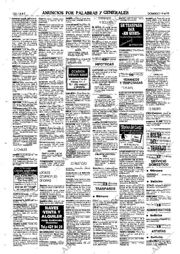 ABC SEVILLA 19-04-1998 página 122
