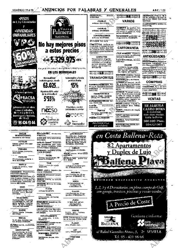 ABC SEVILLA 19-04-1998 página 125