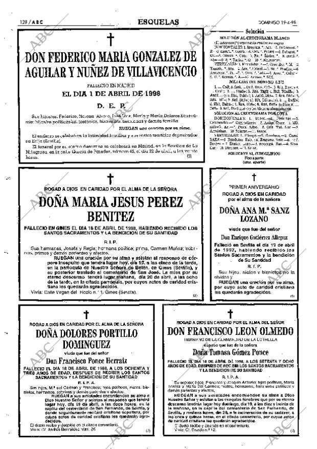 ABC SEVILLA 19-04-1998 página 128