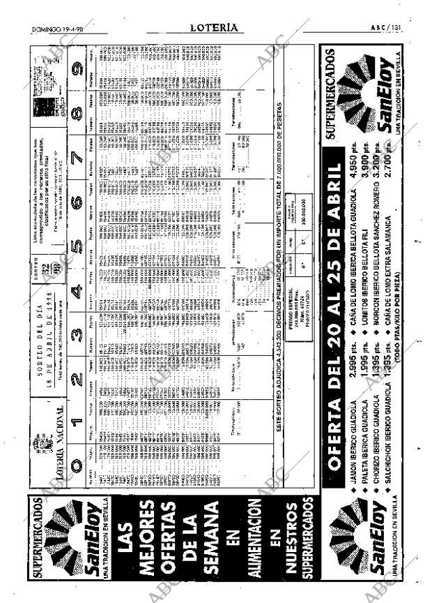 ABC SEVILLA 19-04-1998 página 131