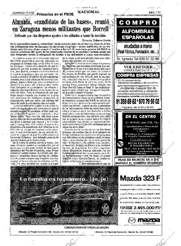 ABC SEVILLA 19-04-1998 página 33