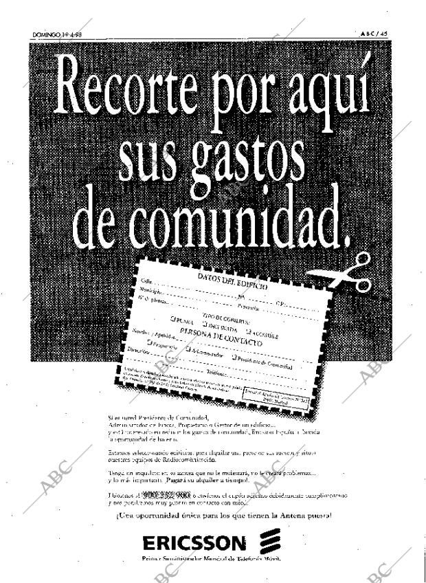 ABC SEVILLA 19-04-1998 página 45
