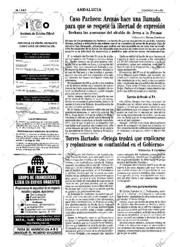 ABC SEVILLA 19-04-1998 página 48