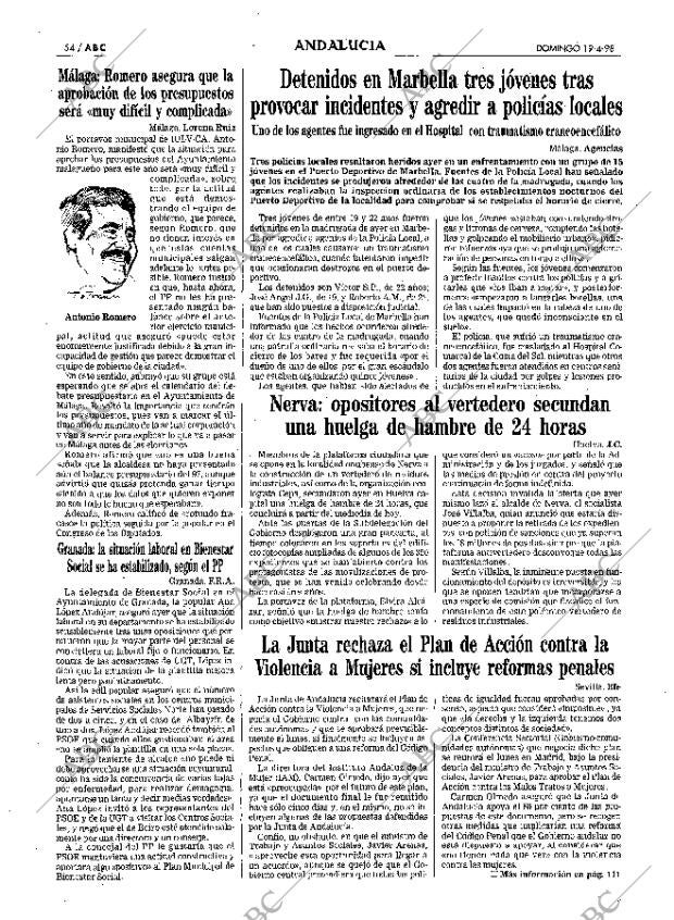ABC SEVILLA 19-04-1998 página 54