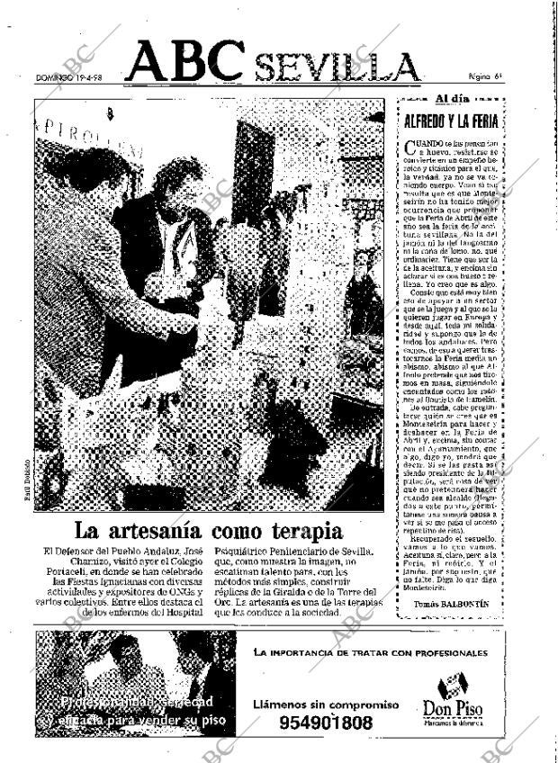 ABC SEVILLA 19-04-1998 página 61