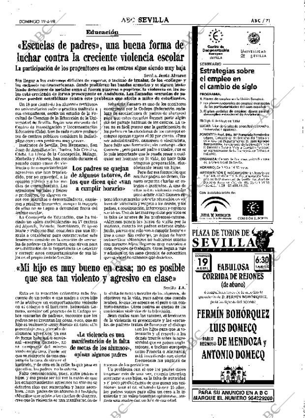 ABC SEVILLA 19-04-1998 página 71