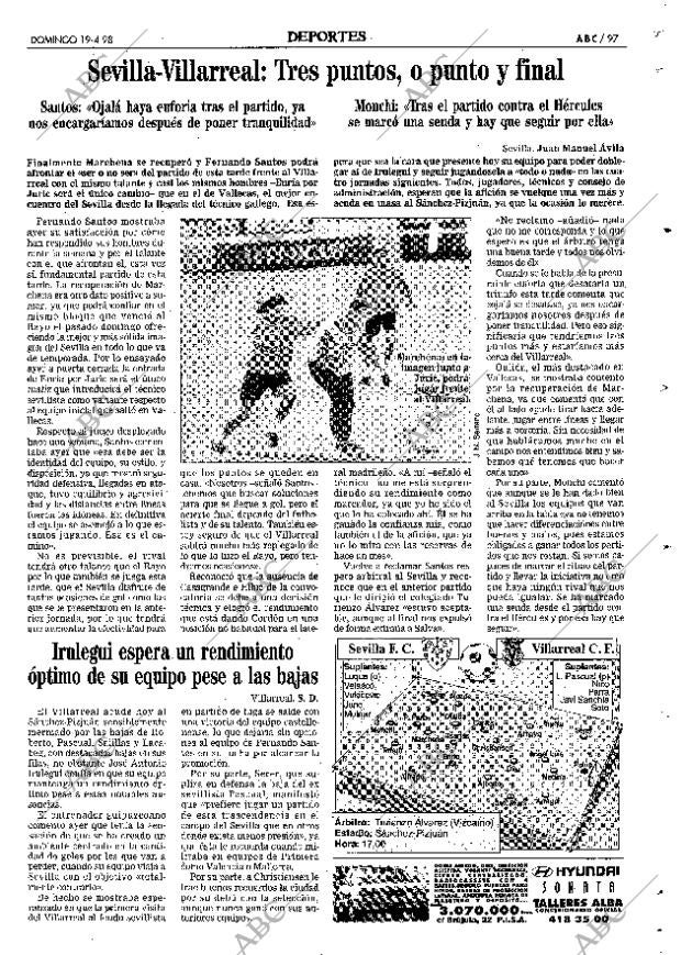 ABC SEVILLA 19-04-1998 página 97