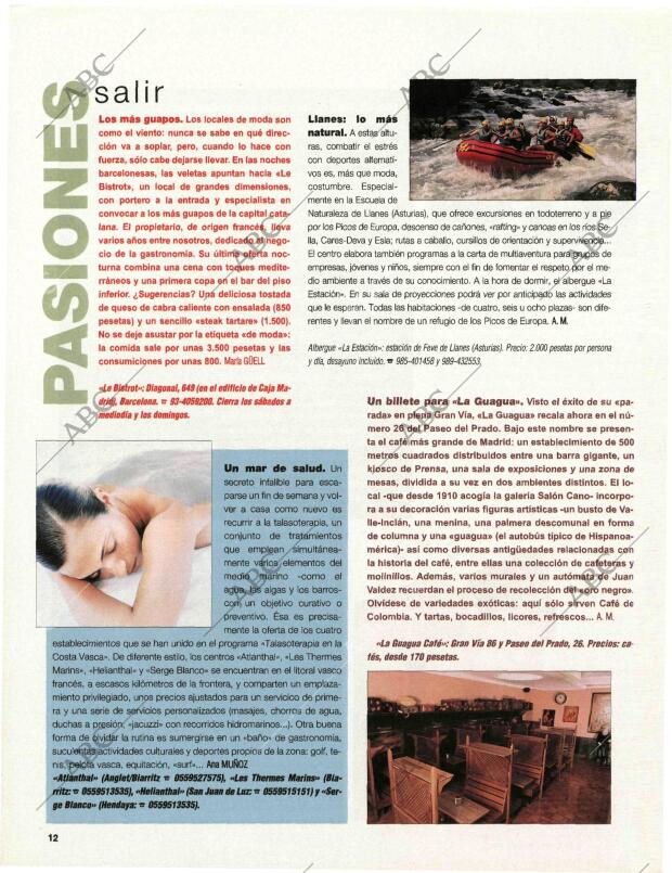 BLANCO Y NEGRO MADRID 19-04-1998 página 12