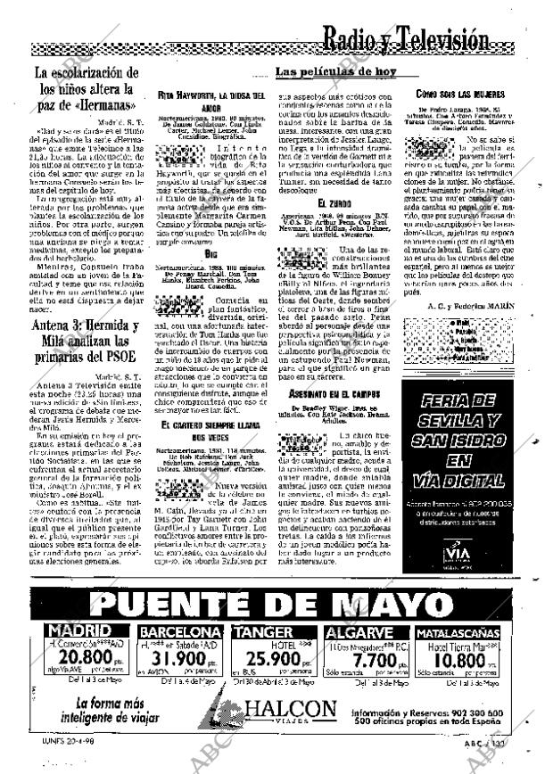 ABC SEVILLA 20-04-1998 página 133