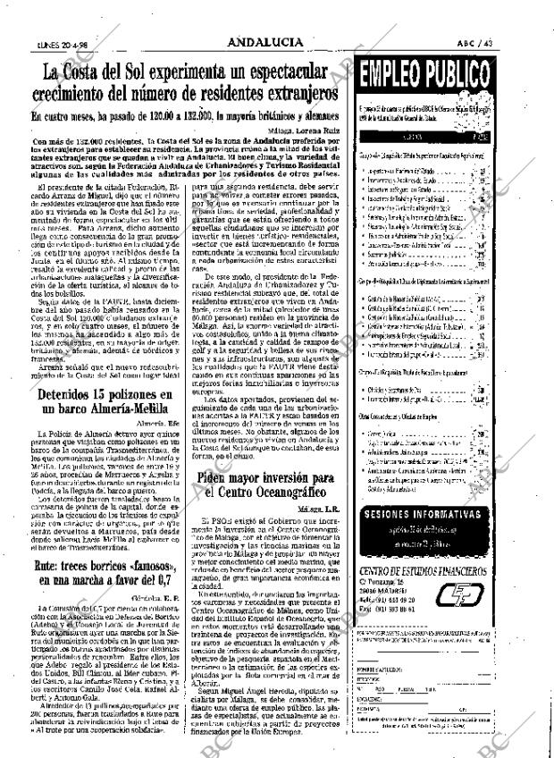 ABC SEVILLA 20-04-1998 página 43