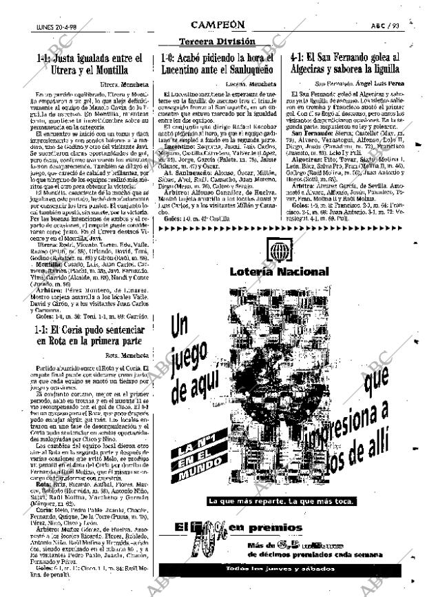 ABC SEVILLA 20-04-1998 página 93