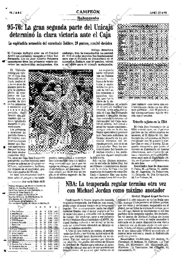 ABC SEVILLA 20-04-1998 página 98