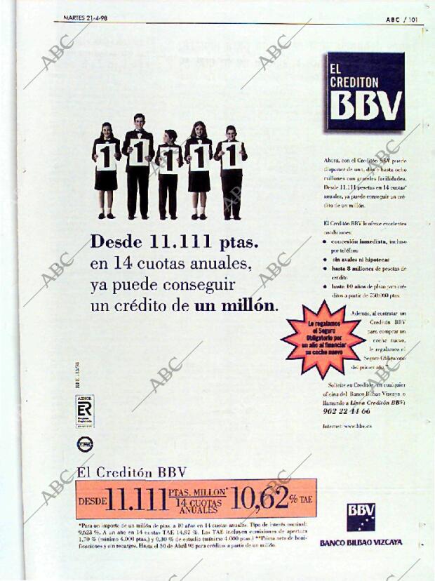 ABC MADRID 21-04-1998 página 101