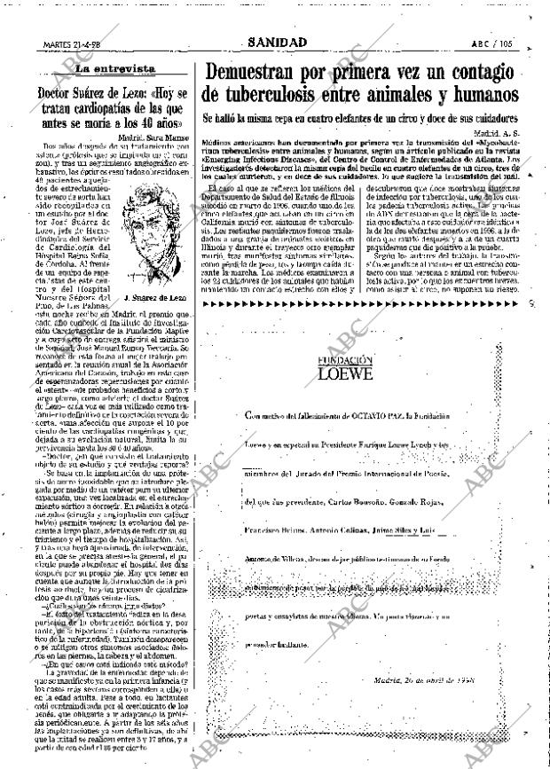 ABC MADRID 21-04-1998 página 105
