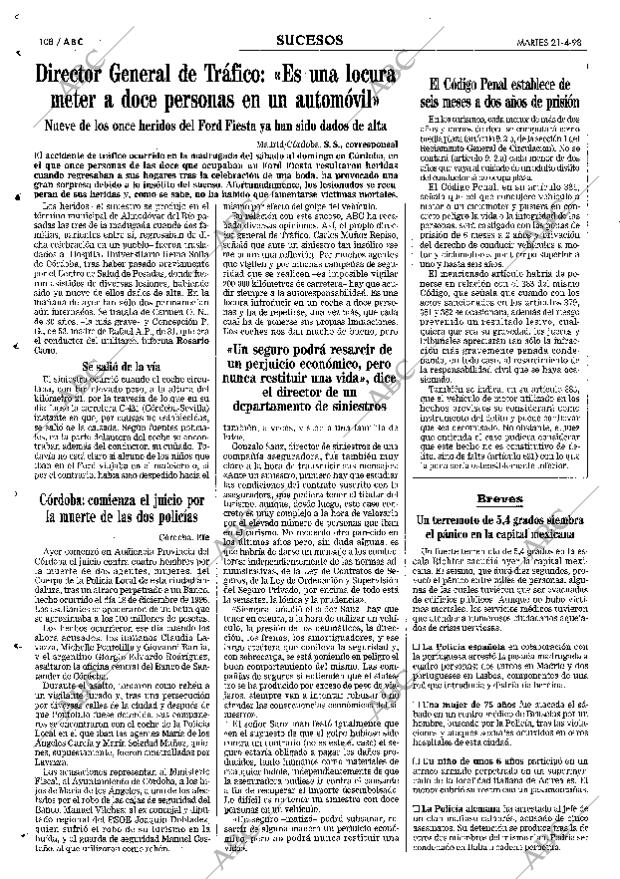 ABC MADRID 21-04-1998 página 108