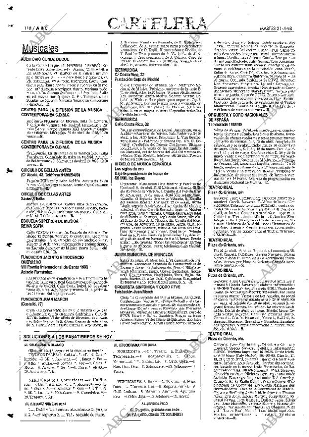 ABC MADRID 21-04-1998 página 118